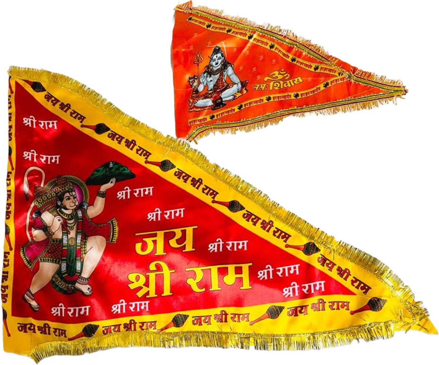 Hanuman ji Flag Outdoor Flag 63.5 cm x 91.4 cm by anilStore