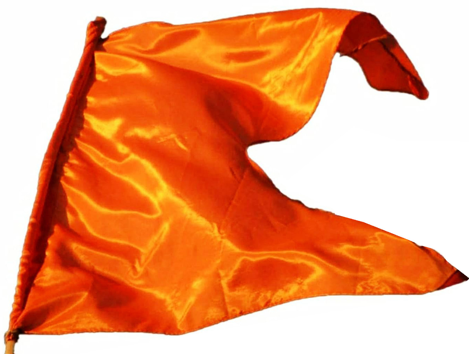 Image of Bhagwa flag - Bhagwa Jhanda - Hanuman Flag Outdoor Flag 76.2 cm x 101.6 cm by JASORIYA