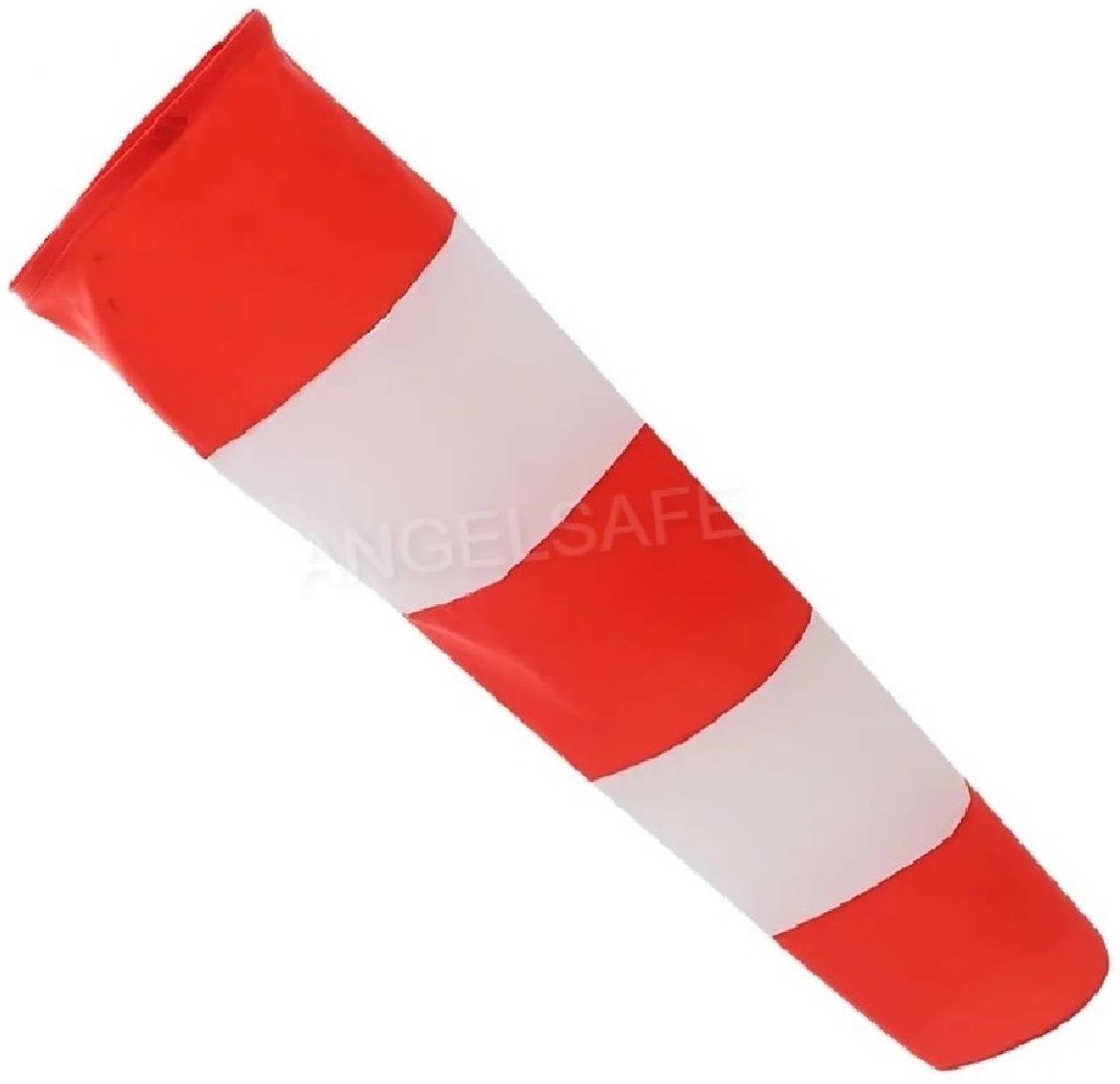 Windsock Cloth Single Layer Cloth two Color Red & White 6feet Long Outdoor Flag 182.9 cm x 61.0 cm by ANGELSAFE