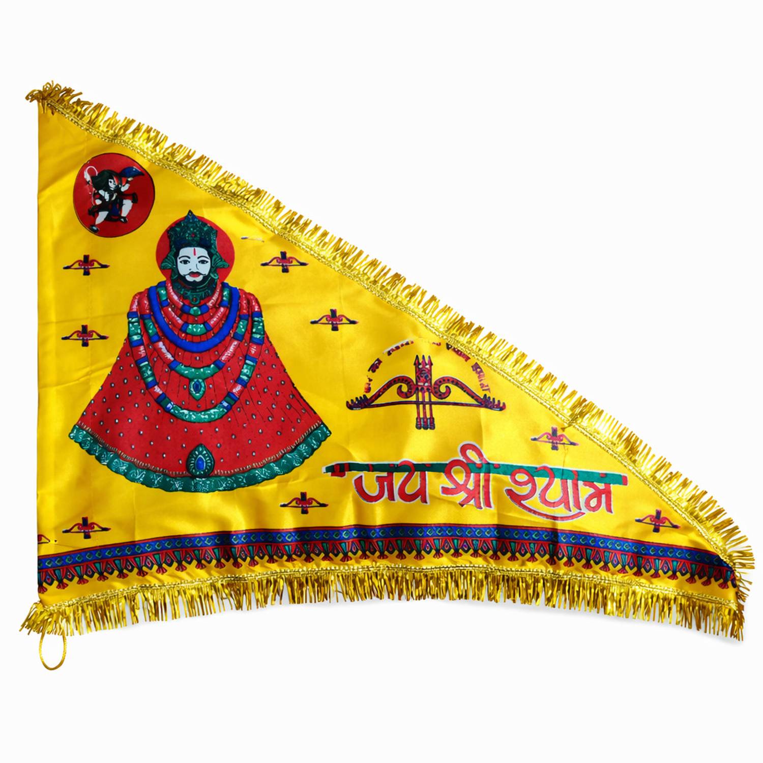 Shyam baba jhanda Outdoor Flag 45.7 cm x 55.9 cm by BRAVUS