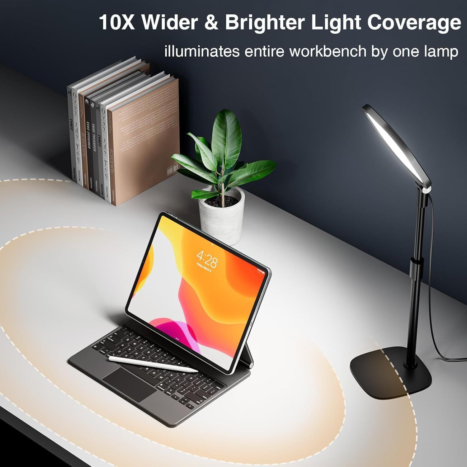 Image of CASON Slab KeyLight for VideoShooting ,Tripod Stand with Light Five Color Temperatures Flash