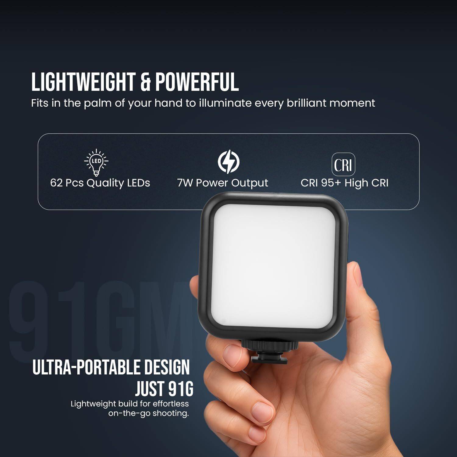 MAK Mini Fill Lights for Phone, Laptop, Video - Image 3
