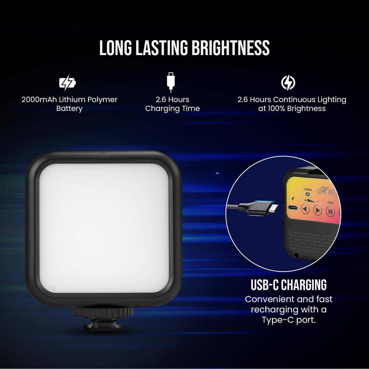 MAK Mini Fill Lights for Phone, Laptop, Video - Image 5
