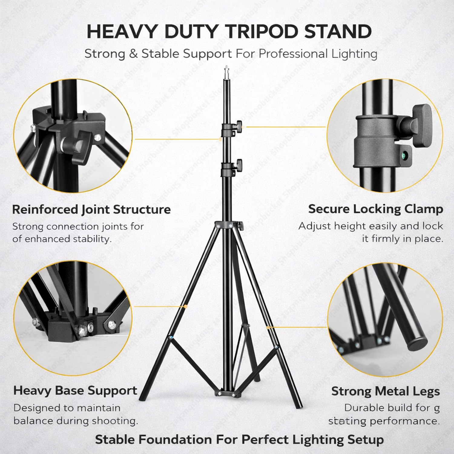 Image of SB 18 Inch Ring Light Remote Control with 7 Ft Steel Stand for YouTube, Reel Ring Flash