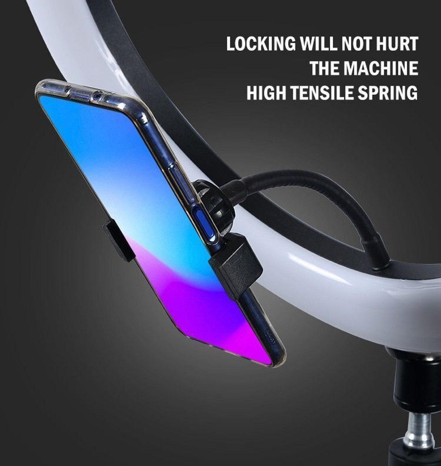 Image of JAMMY ZONES Big Selfie Ring Light 10 inch with 7ft Tripod Stand for video,Reels Studio J98 Ring Flash