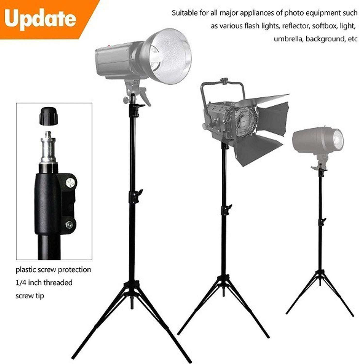 Image of PKST 10 inchSelfie LED Ring Light,Phn Holder,Remote Control with 7 Ft Long Stand 360' Kit Ring Flash