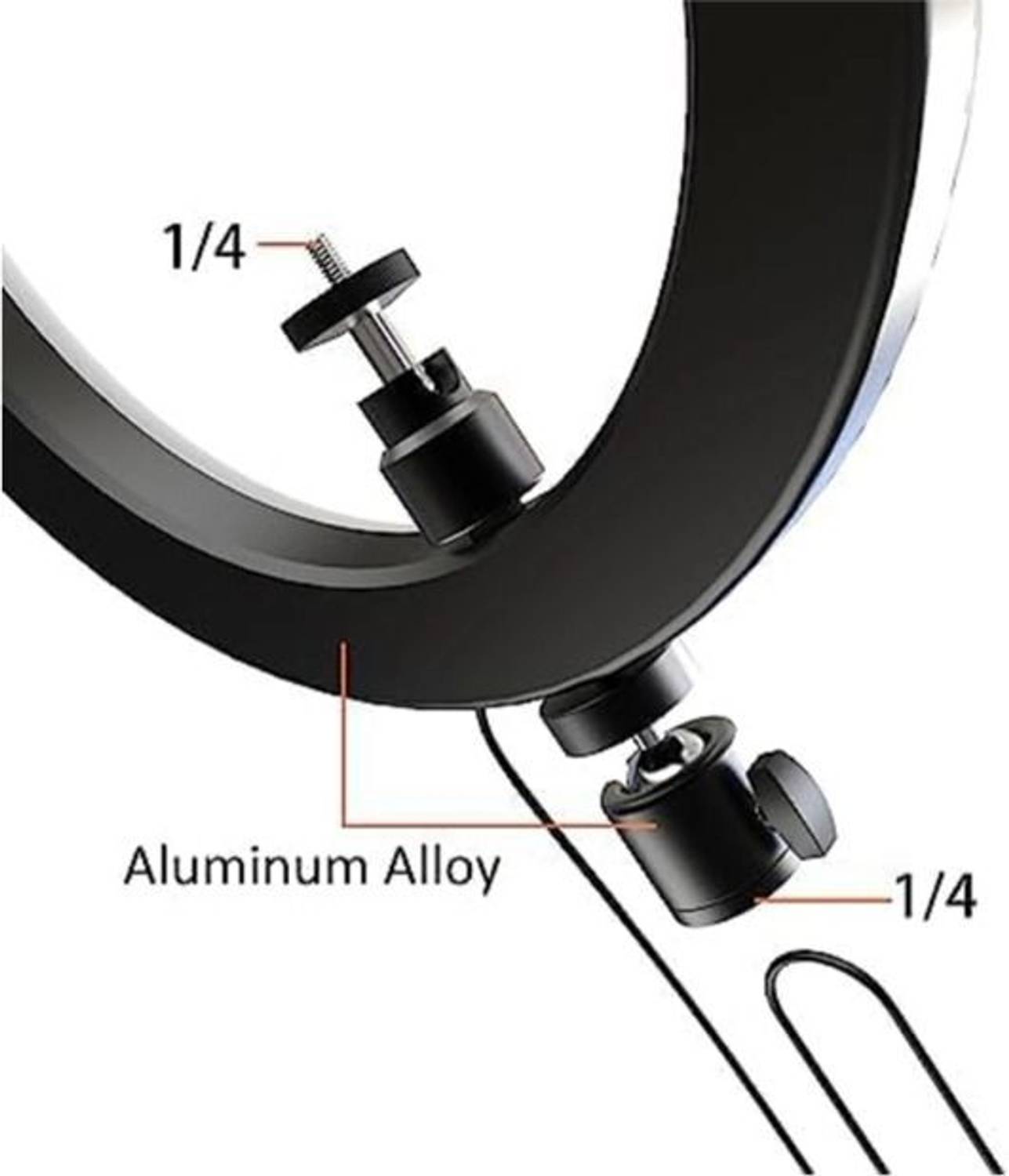 BESTFLY 10” RGB Ringlight with Tripod - Image 3