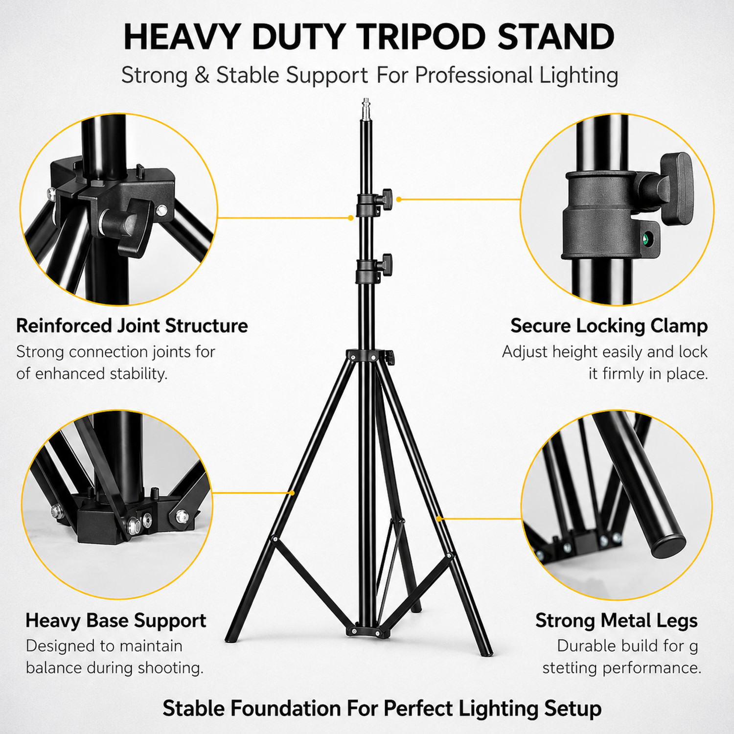 Image of Todayshine 12 Inch LED Ring Light with 7 Feet Stand for Mobile photography makeup Ring Flash