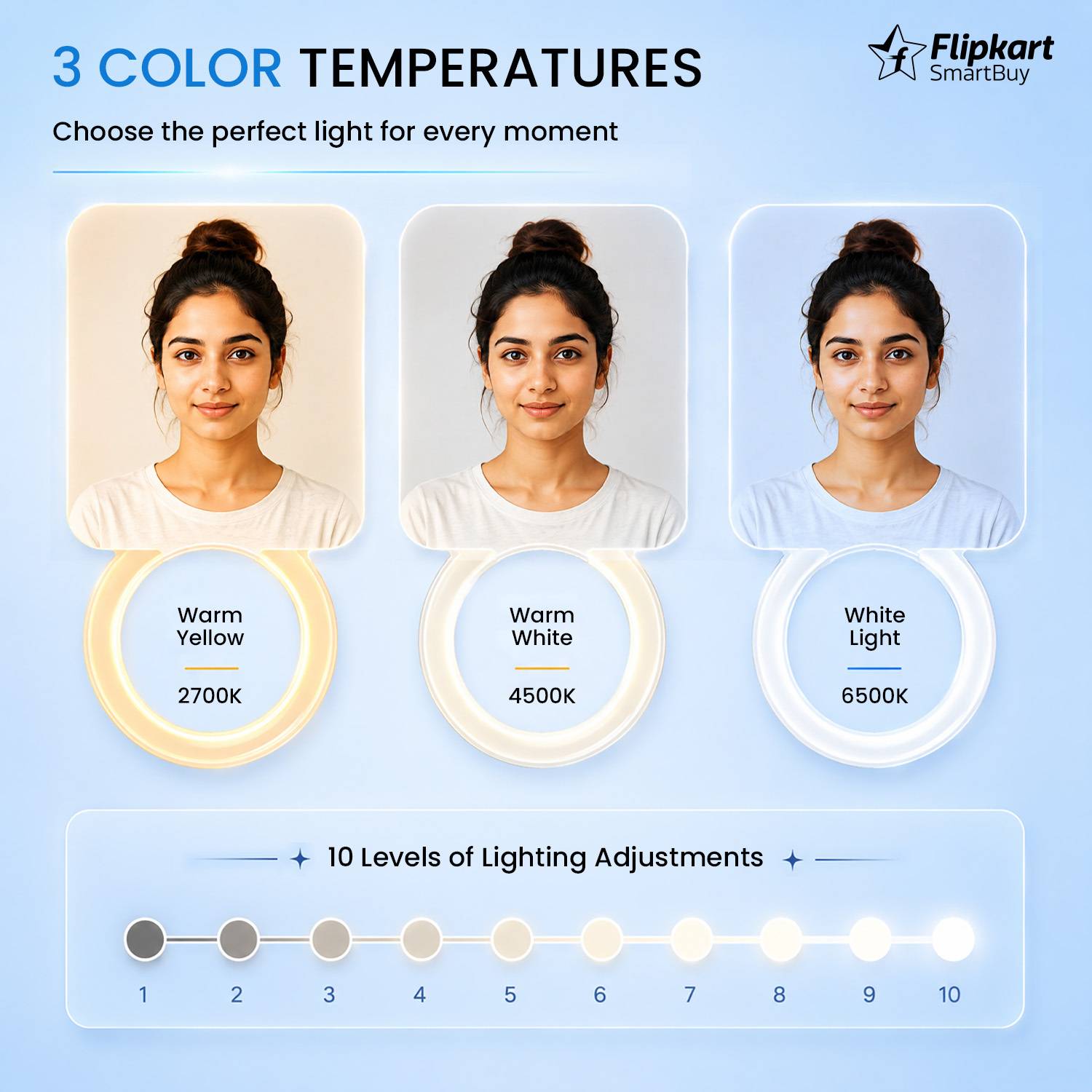 Flipkart SmartBuy RGB LED Ring Light with Mobile Holder - Image 4