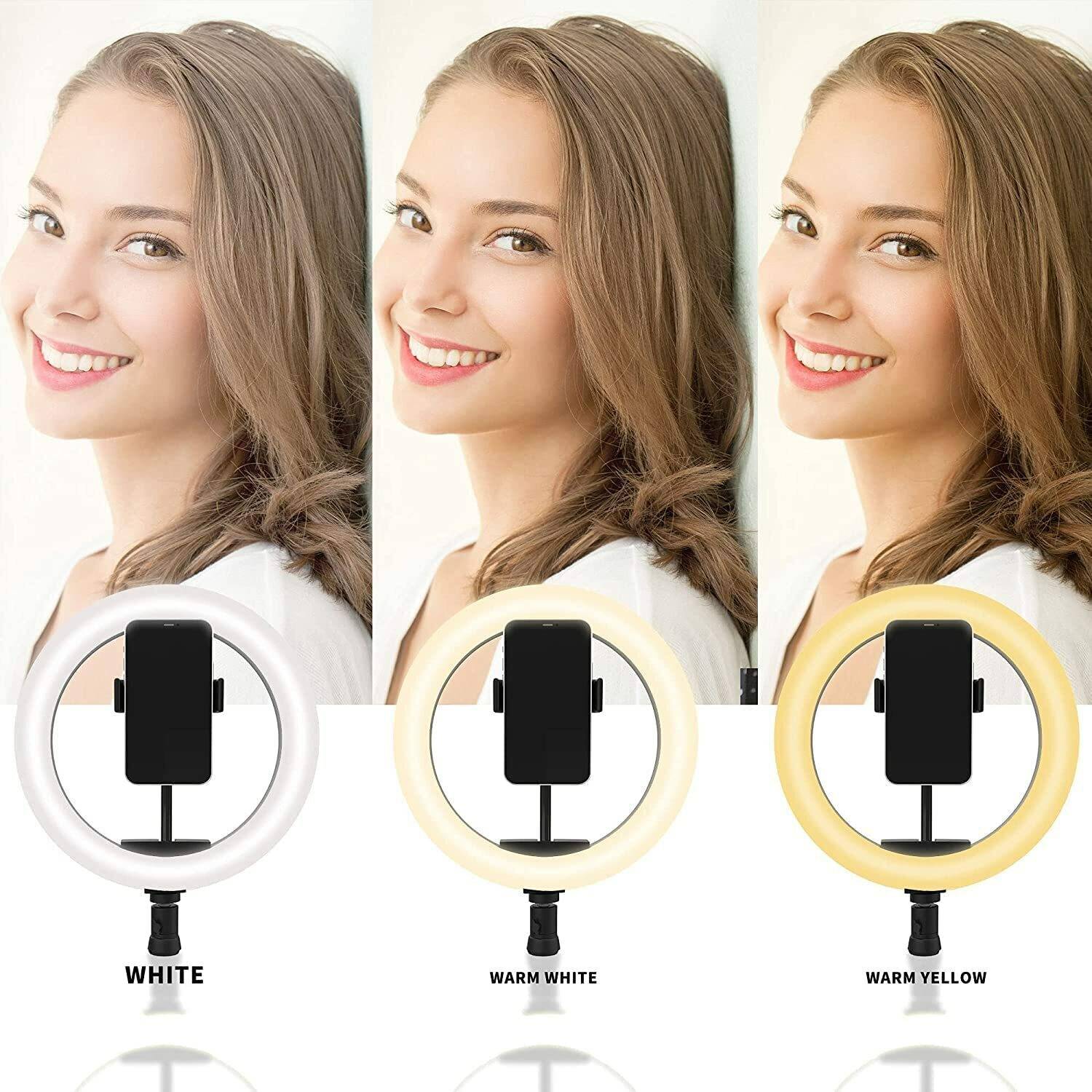 shipsify 10inch RGB Light with Tripod Stand & Phone Holder - Image 4