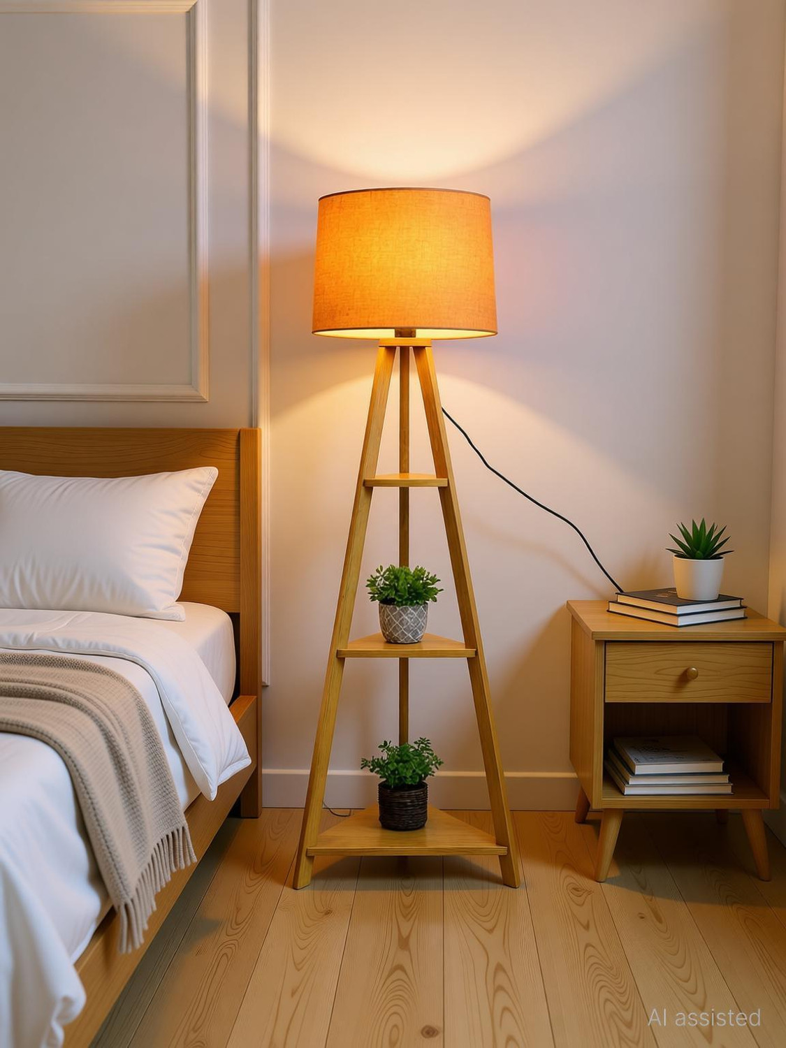 Image of R Handicraft Column Floor Lamp