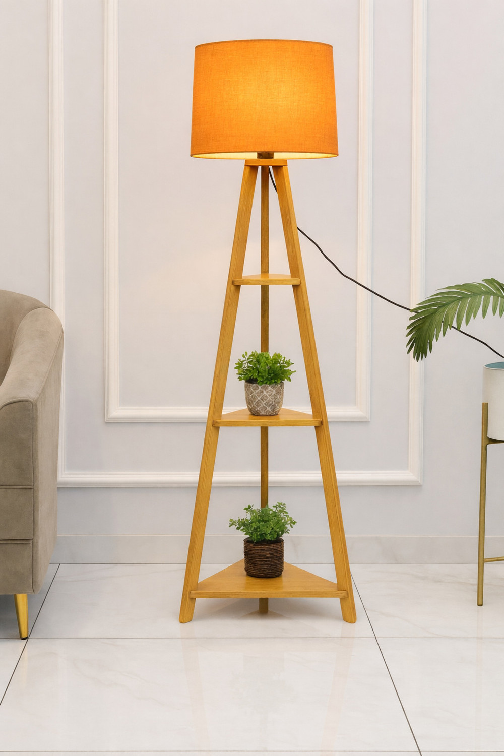 Image of R Handicraft Column Floor Lamp