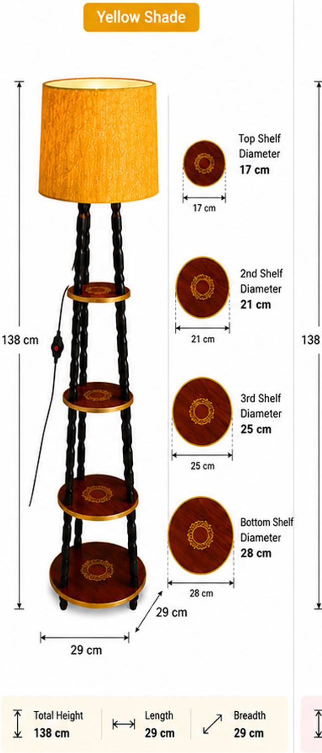 Shree Enterprises Tripod Floor Lamp - Image 4