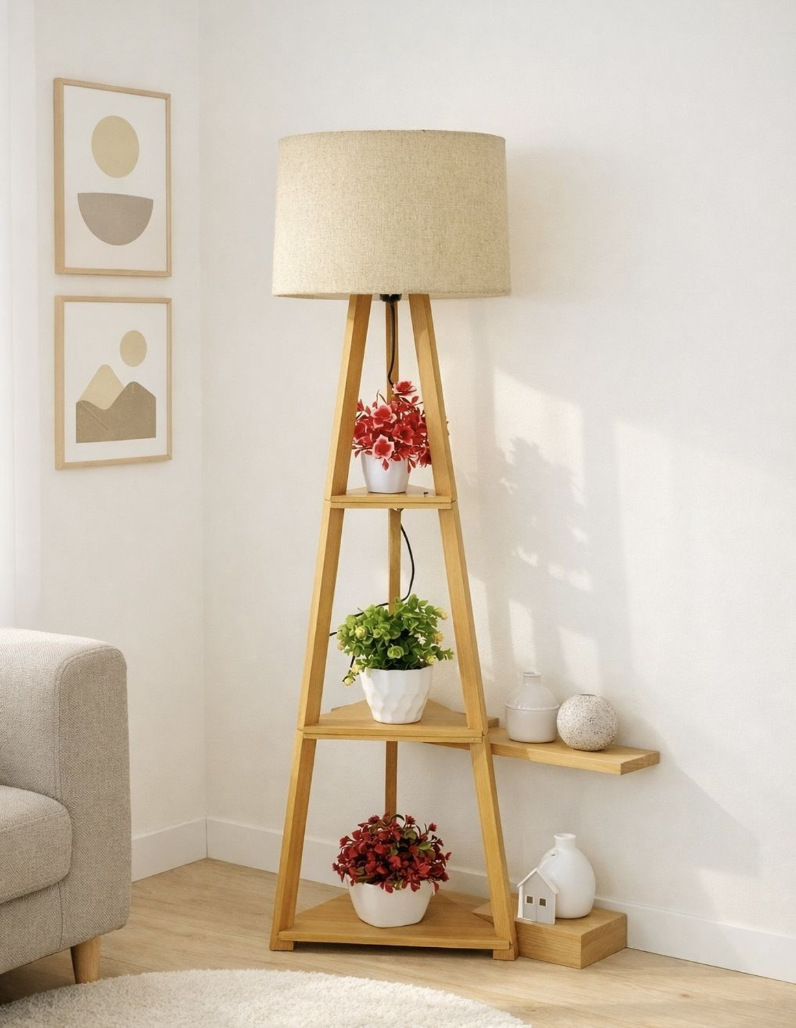 Image of Trinkets Retro Column Floor Lamp