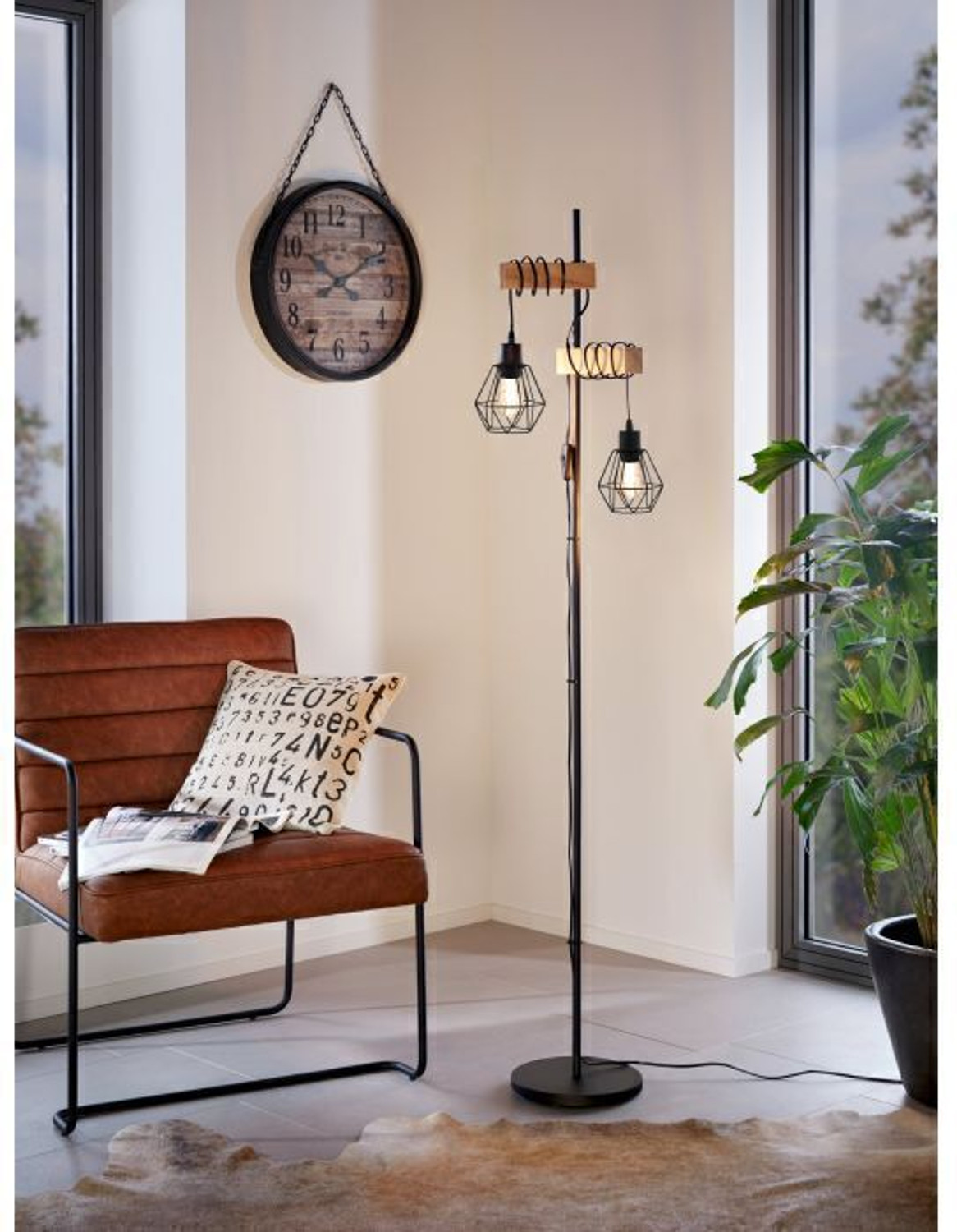 Image of Eglo Tree Floor Lamp