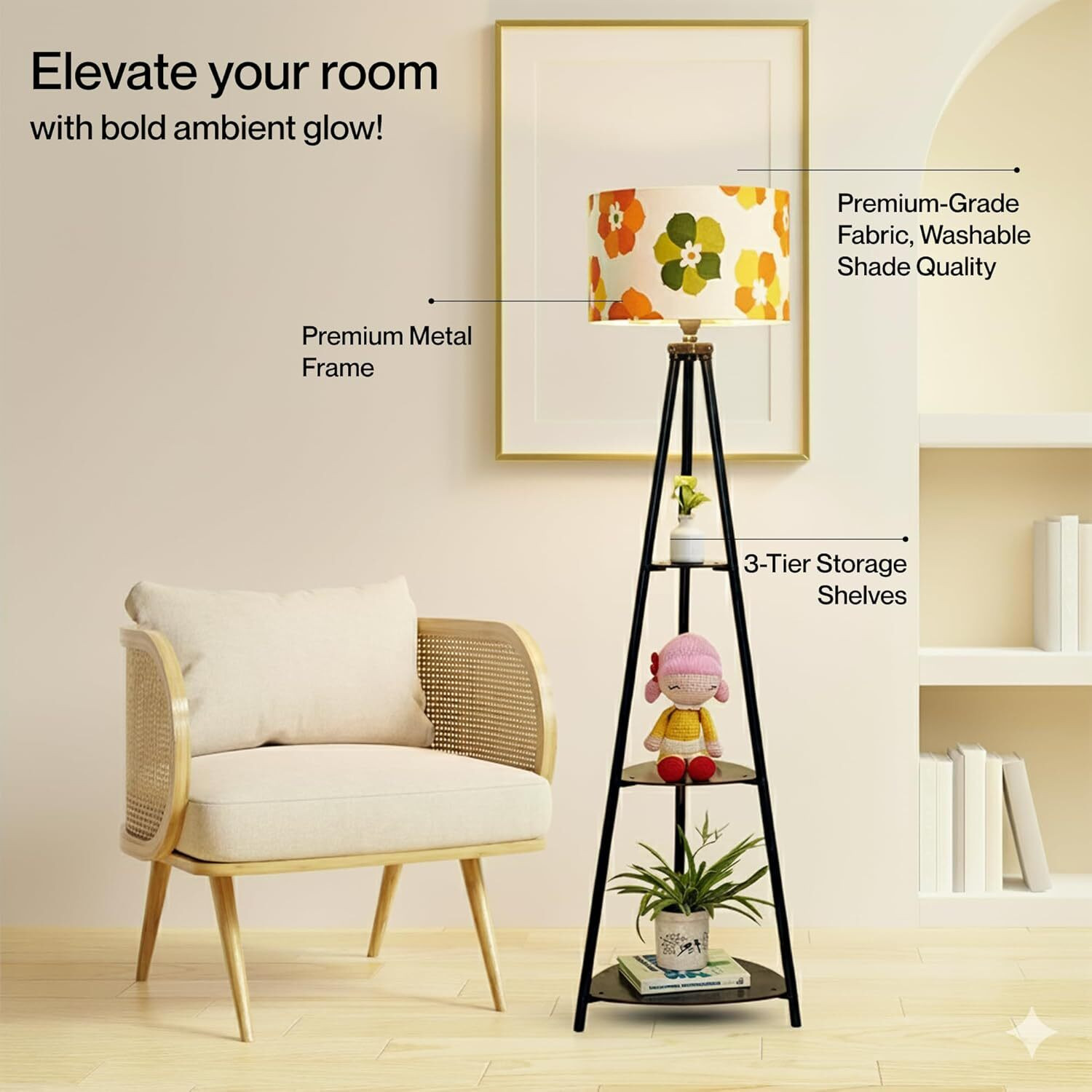 Image of untiedcraft Tripod Floor lamp