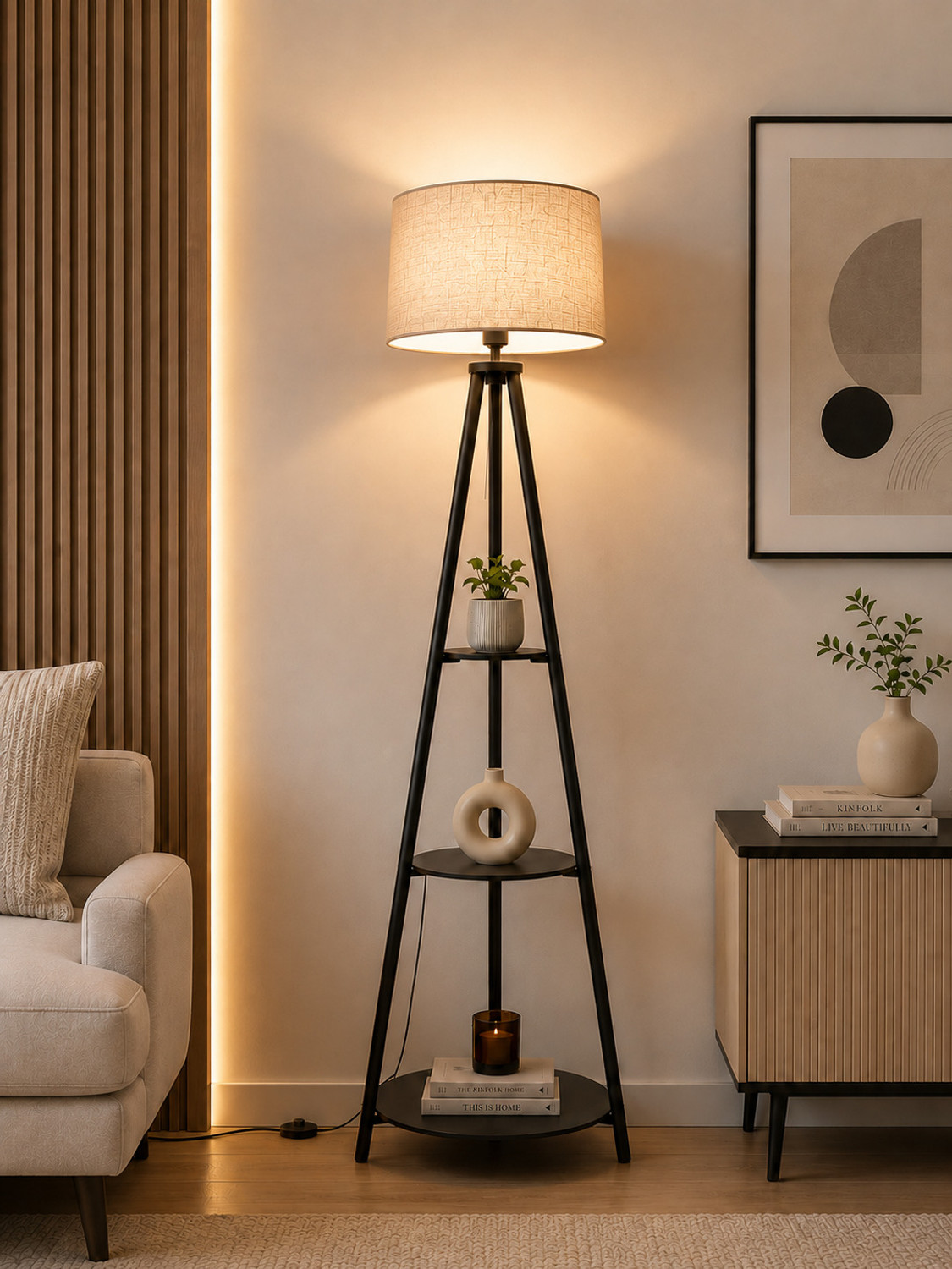 Image of FEIXE Tripod Floor lamp