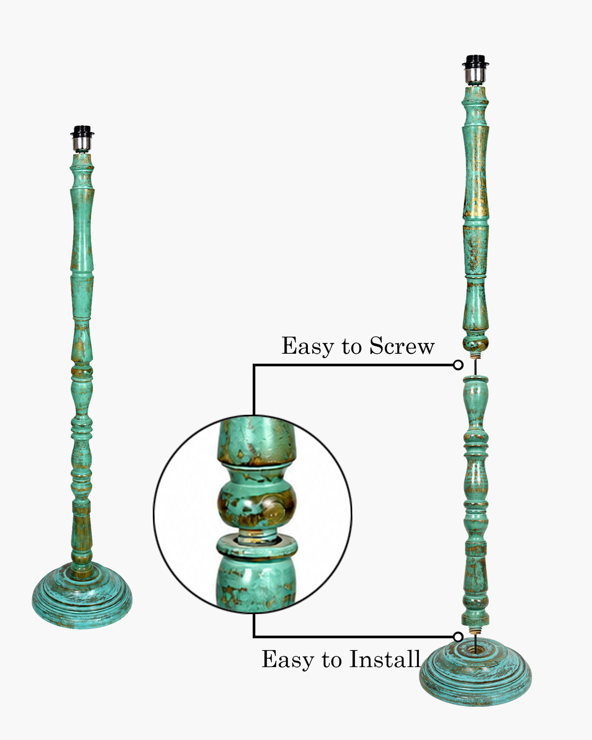 Image of Homesake Candelabra Floor Lamp