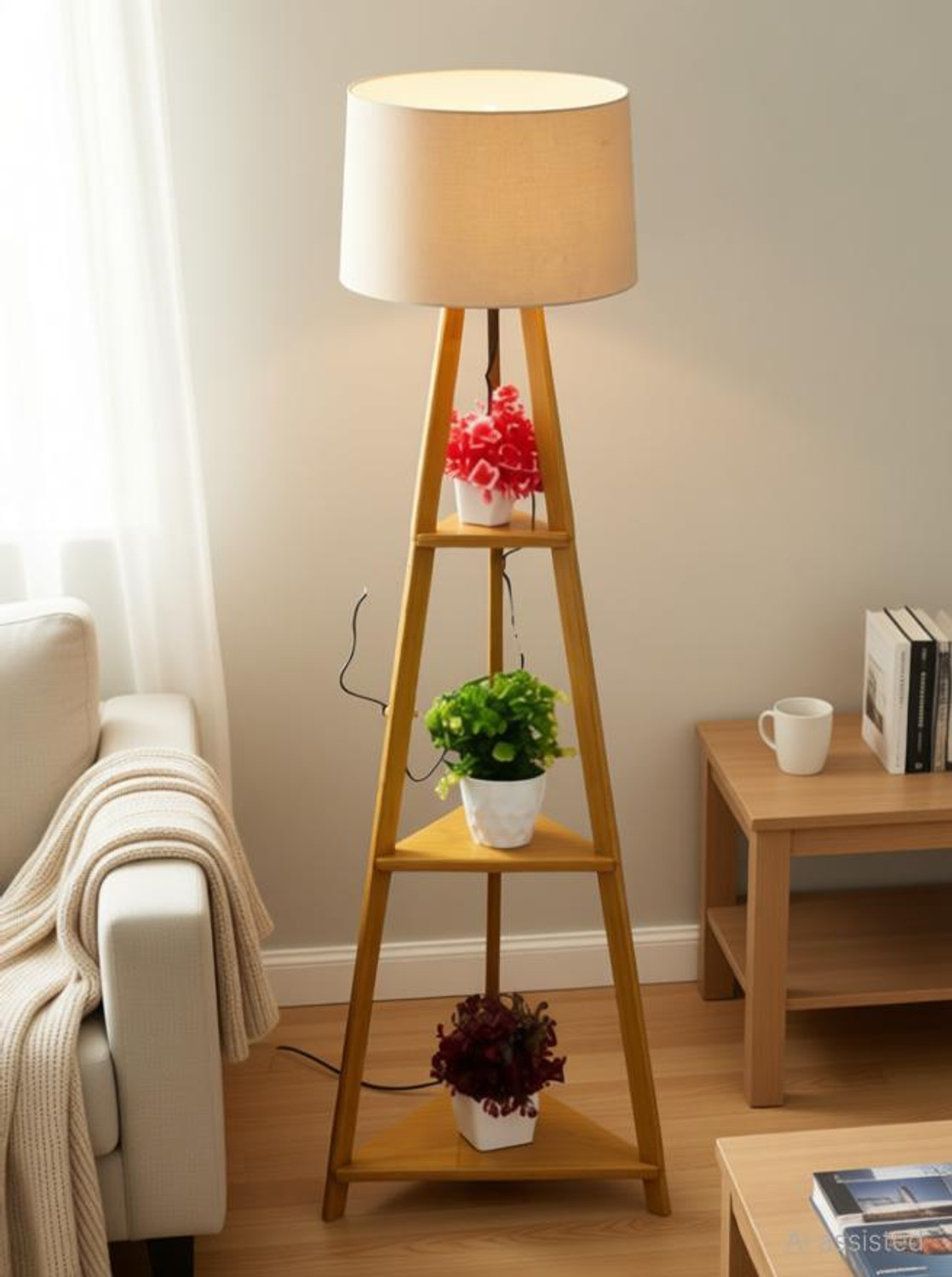 Image of LYMPYCRAFT Swing Arm Floor Lamp