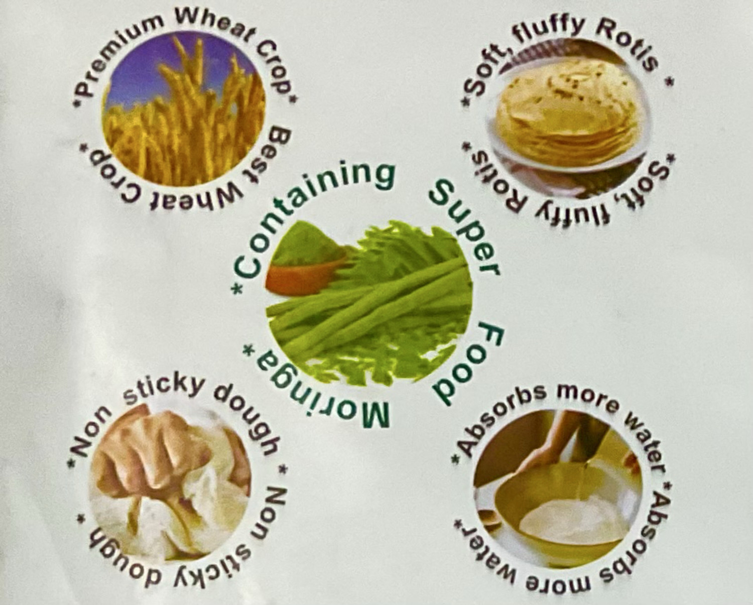 Image of Yunay Urja High Protein Super Atta containing Bran and Moringa