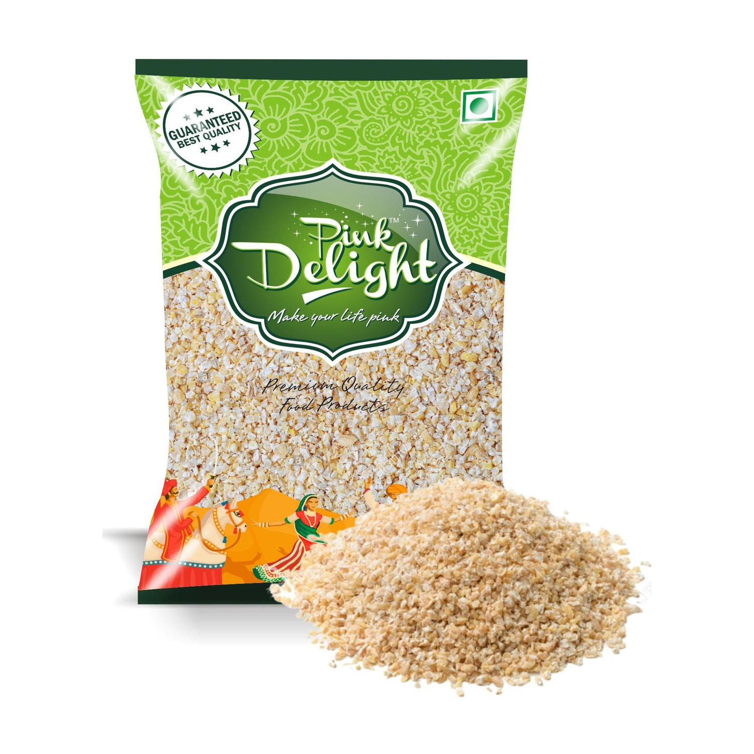 Image of Pink Delight Organic Daliya / Broken Wheat Broken Wheat