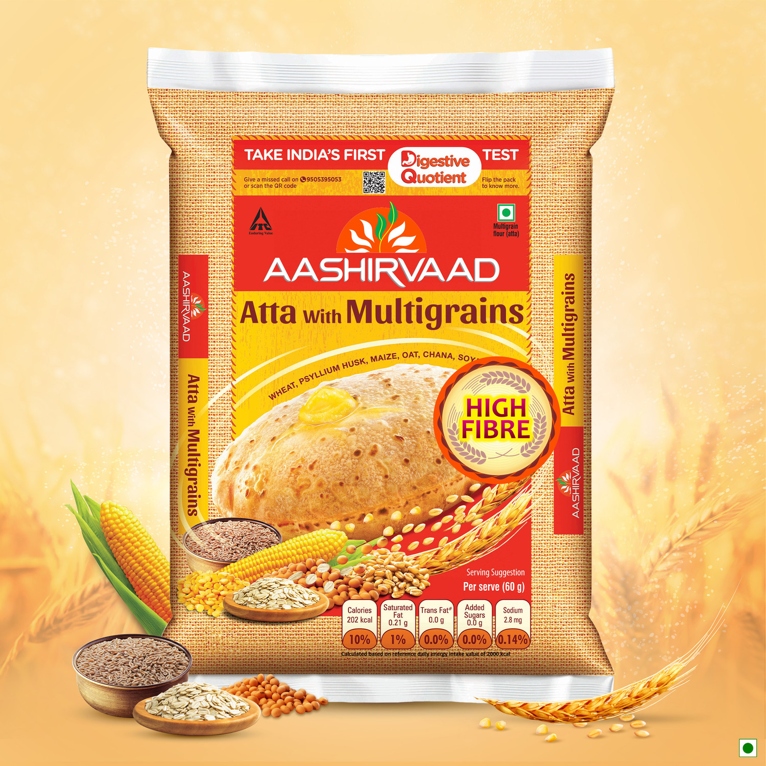 Image of AASHIRVAAD Multigrain Atta