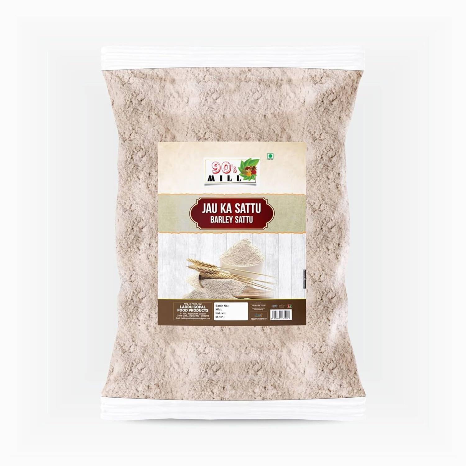 90's MILL Sattu Jau Ka Sattu | Barley Sattu Organic Sattu Barli Arisi