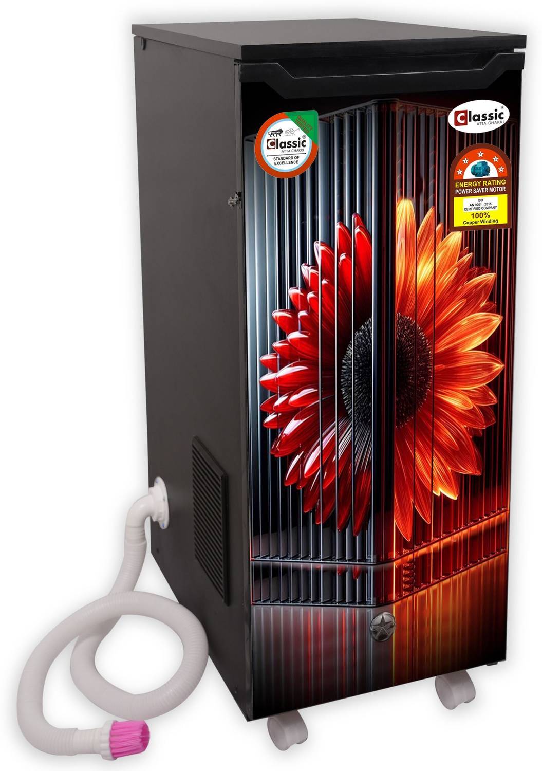 Classic Atta Chakki 1HP Gharghanti 2in1 atta chakki with Vacuum