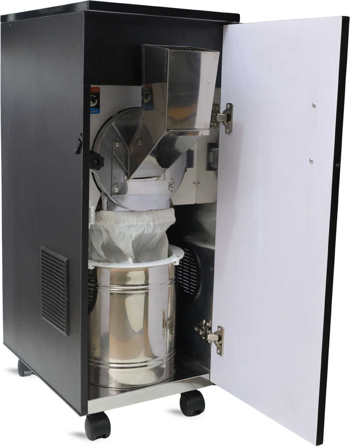 Image of MILLON Automatic Domestic Flour Mill Machine, Atta Chakki, Aata Maker White Orchid Flourmill
