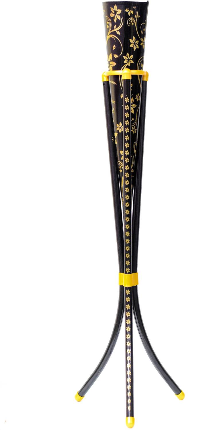 sky x Print Flower Stand Black Iron Flower Basket Price in India