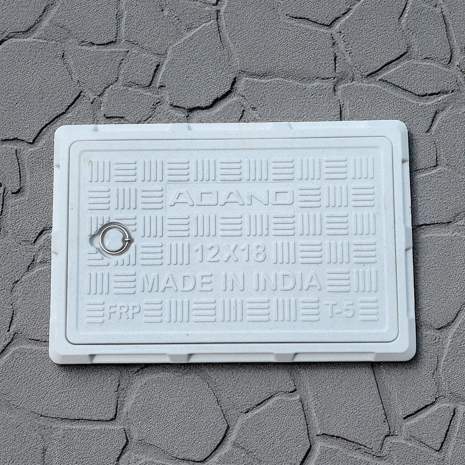 Image of adano HEAVY FRP MANHOLE COVER 12*18 INCH Flush Tank Lid
