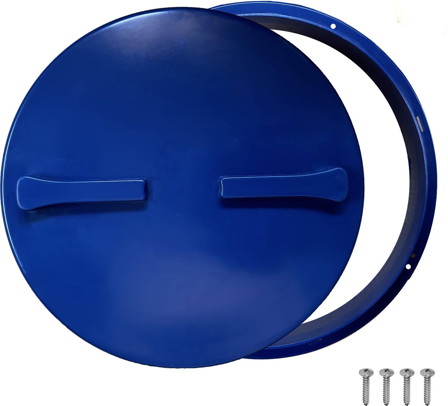 PRAJA Plastic Water Tank Open & Close Blue Lid | 400 mm