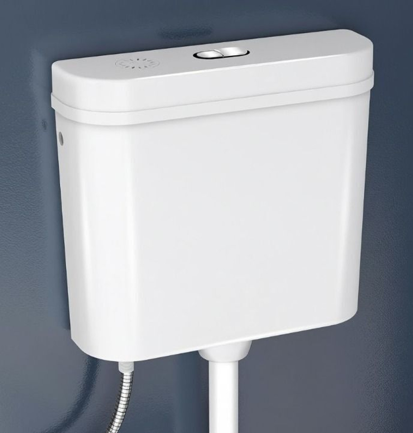 Image of Flipkart SmartBuy Classic White Toilet Flush Tank 10L Dual Flush Cistern Durable Polypropylene | Dual Flush Tank