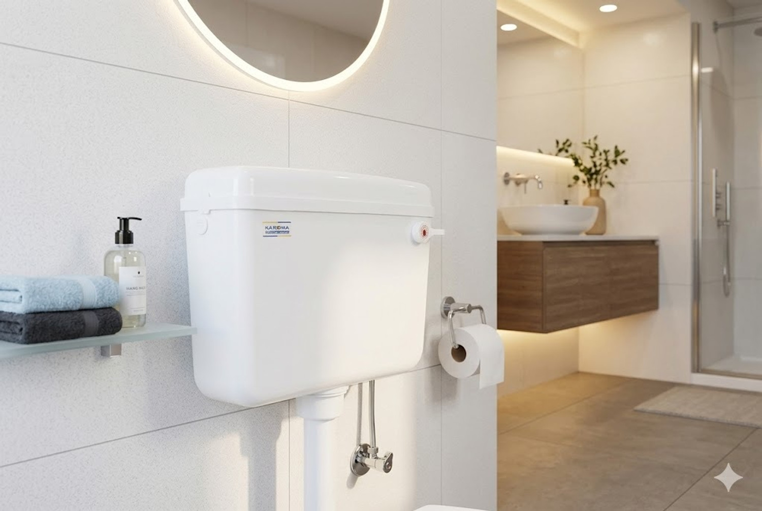 Image of KAROMA KP002 Single Flush Tank