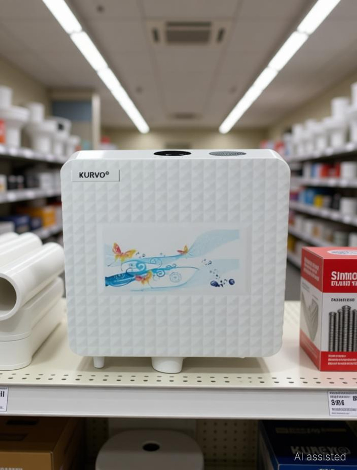 Image of Kurvo CS-201 Single Flush Tank (White 10 L)