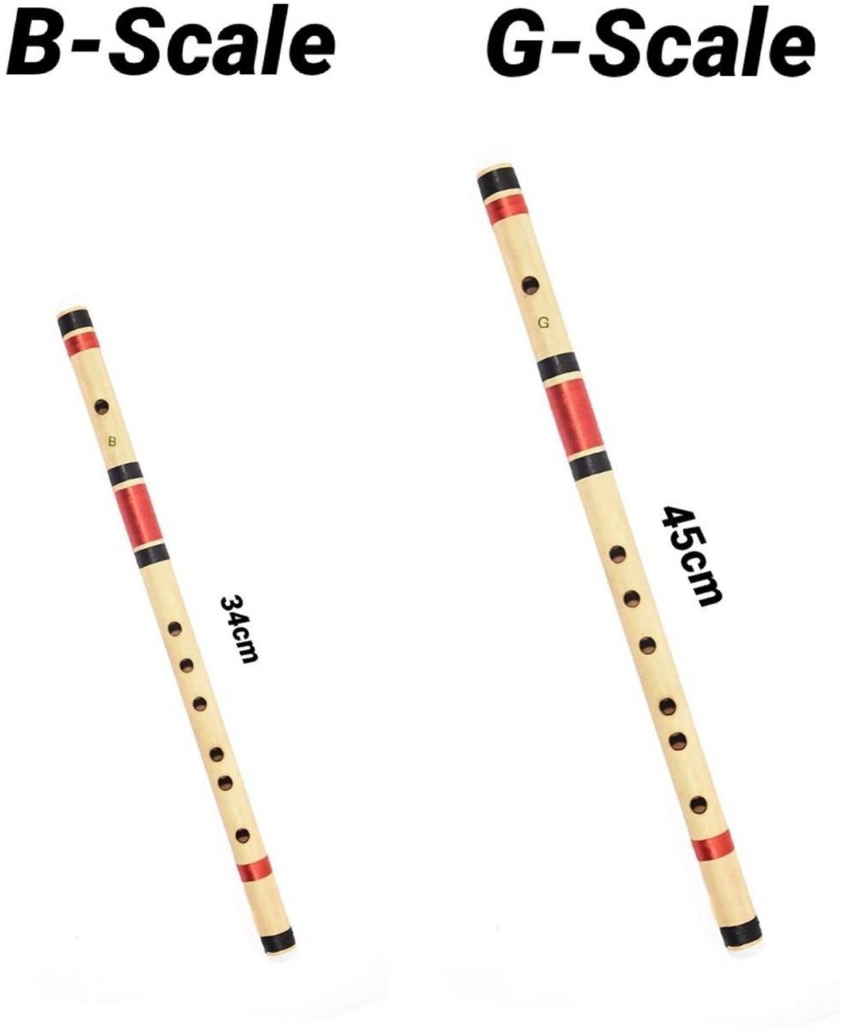 Blue Panther B, G Scale Bamboo Flute
