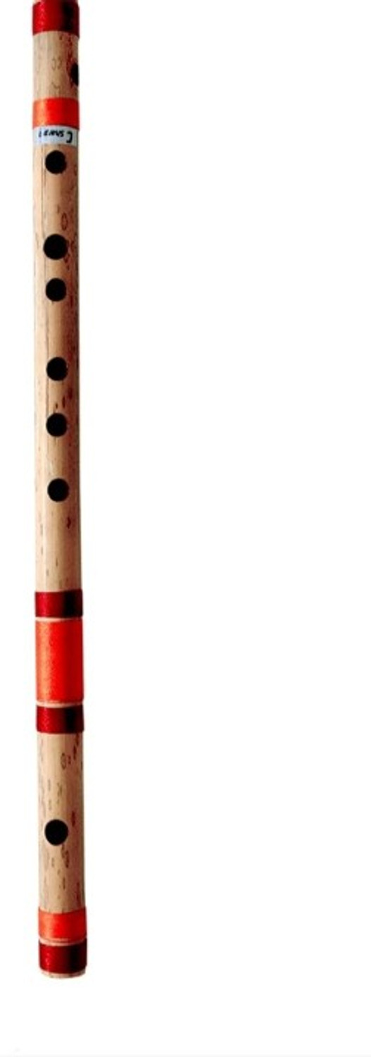 Image of Gold Rush C Sharp Middle Professional Scale Right Hand Flute (Bansuri) 18.5 inch Bamboo Flute