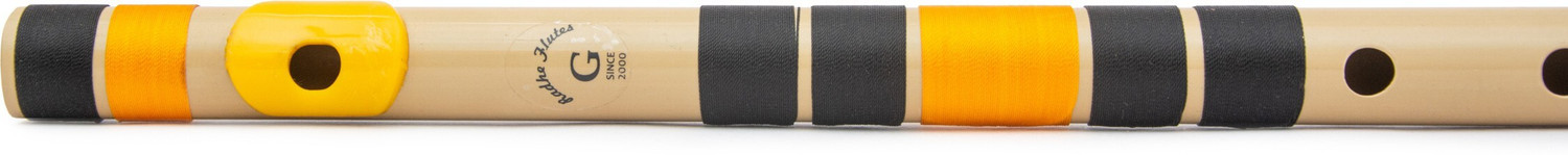 Image of Radhe Flutes G Natural Bansuri Base Octave LEFT Handed PVC Flute