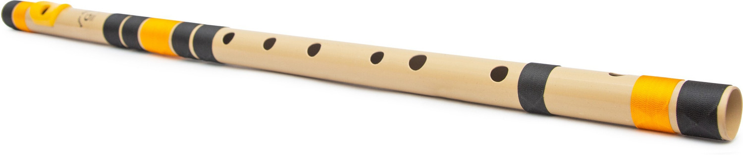 Image of Radhe Flutes G Natural Bansuri Base Octave LEFT Handed PVC Flute