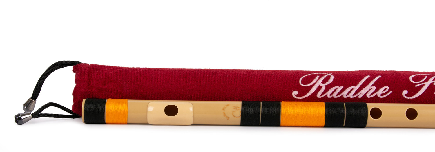 Image of Radhe Flutes C Sharp Right Hand With Velvet Cover PVC Flute