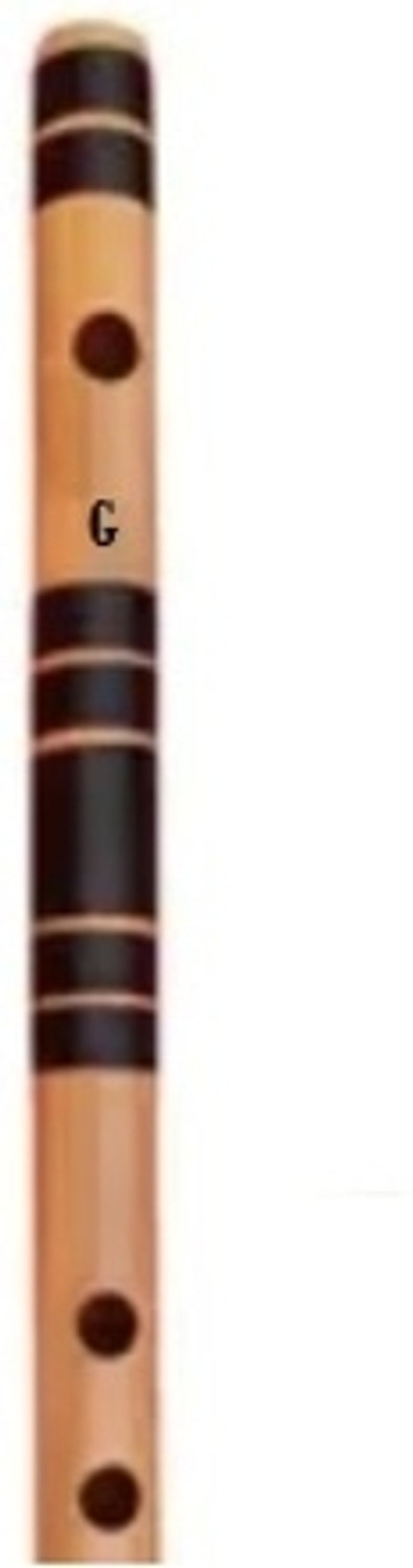 Image of Sample G SCALE MIDDLE FLUTE 17 INCH SIZE 6 HOLES BANSURI FOR BEGINNERS Bamboo Flute
