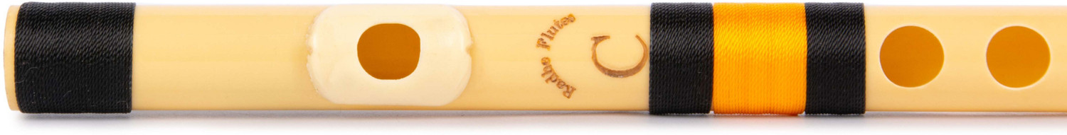 Image of Radhe Flutes PVC Fiber C Natural Bansuri Higher Octave RIGHT PVC Flute