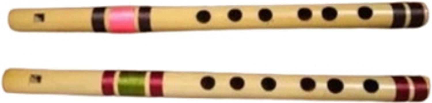 Image of HEAVEN Flute B Tune & C Tune Two Pieces Straight Bansuri 13 & 14 inch well tune Bamboo Flute