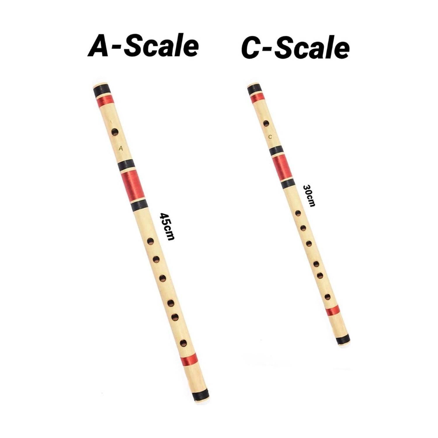 Blue Panther A-Scale, C-Scale Bamboo Flute