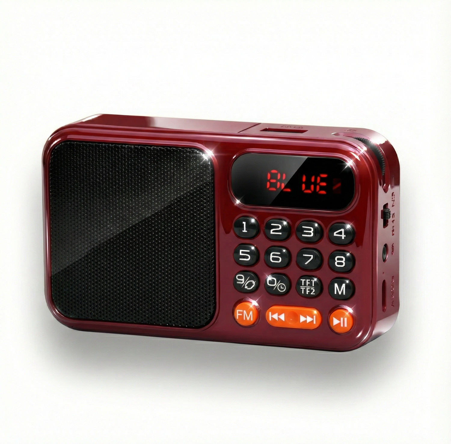 Image of Coracao Pocket FM Bluetooth Speaker with USB, SD & AUX | Portable Mini Music Player FM Radio