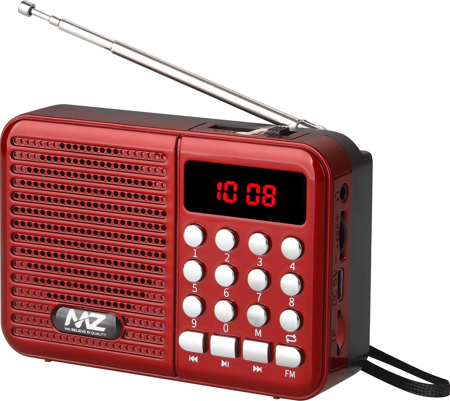 MZ S8 (FM SUPER RADIO) With Bluetooth/USB/Aux/TF Card 5W Power &