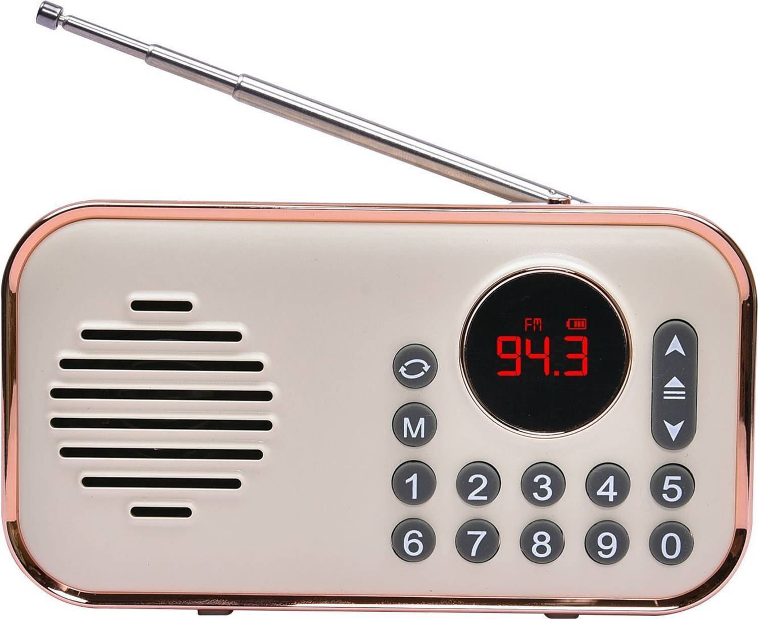 PAGARIA WALKIE RADIO FM Radio (White)
