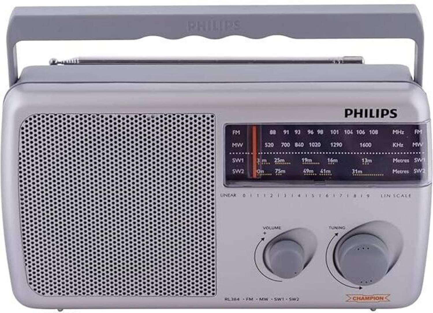 PHILIPS RL384/94 Gray FM Radio