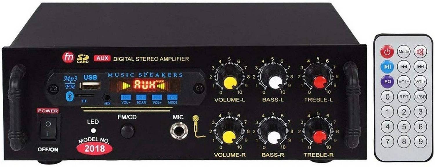 CLASSIC GOLD Metal Amp-4440 Speaker FM Radio (Black)