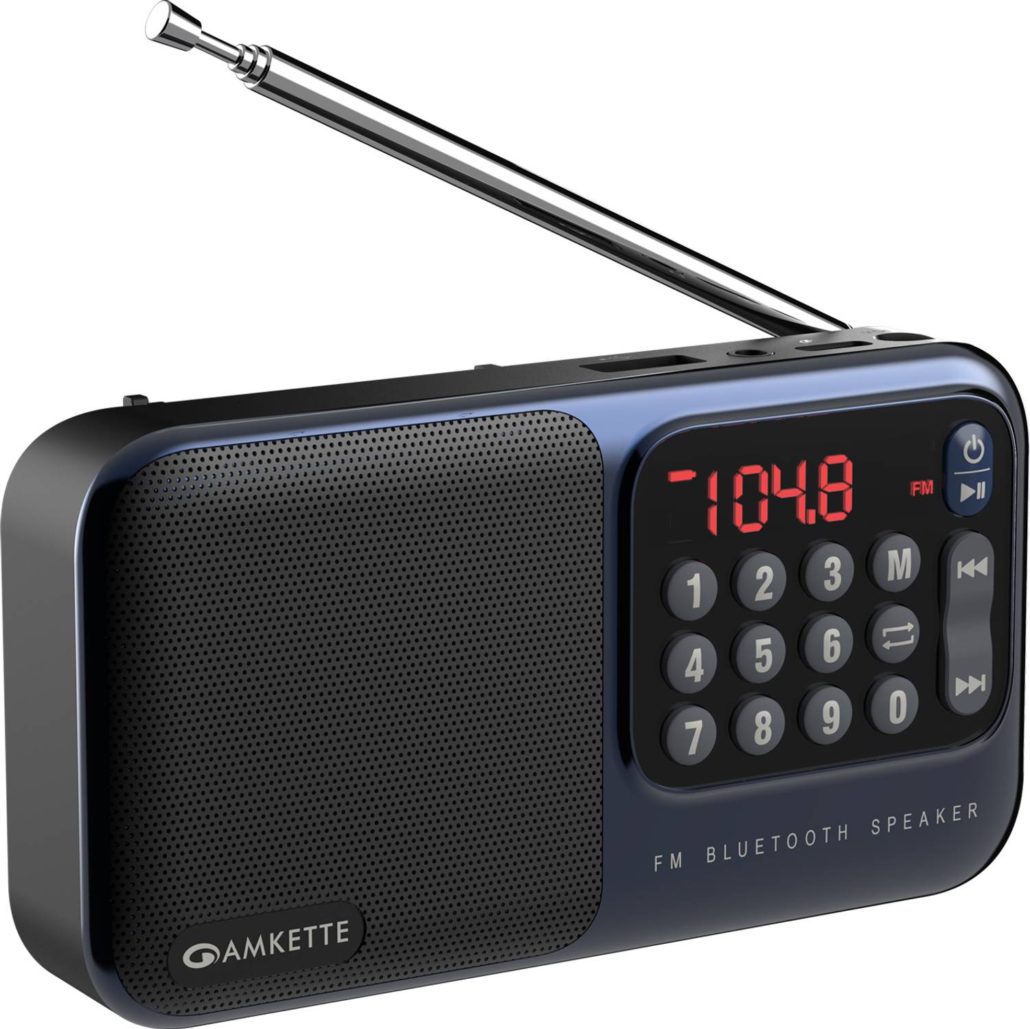 AMKETTE Pocket Mate Bluetooth Speaker with USB, SD Card and Headp